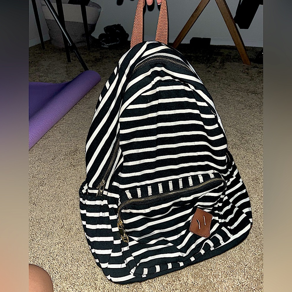 Madden Girl striped Backpack